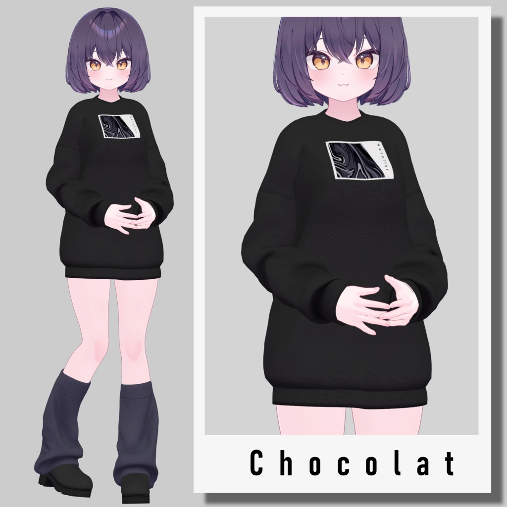 【SALE~3/30am10】オーバーサイズスウェット【13体対応】