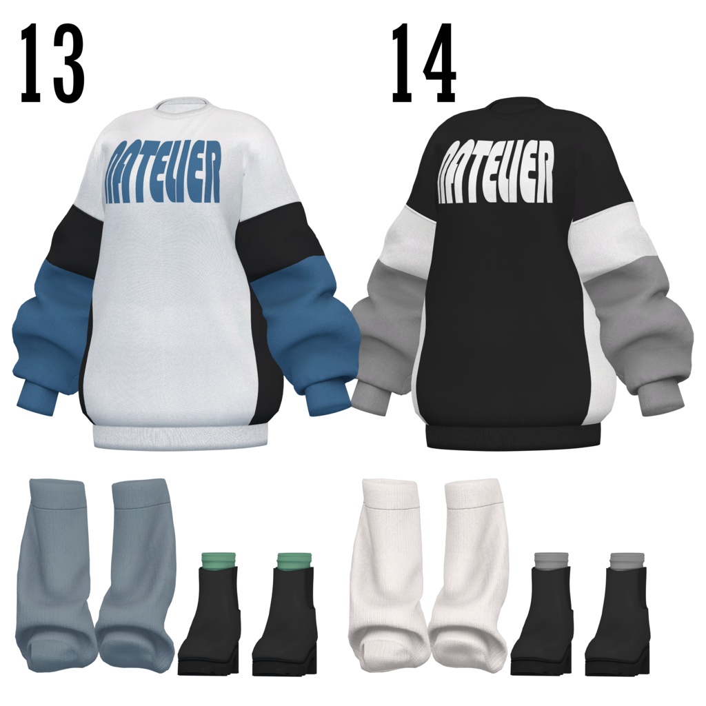 【SALE~3/30am10】オーバーサイズスウェット【13体対応】