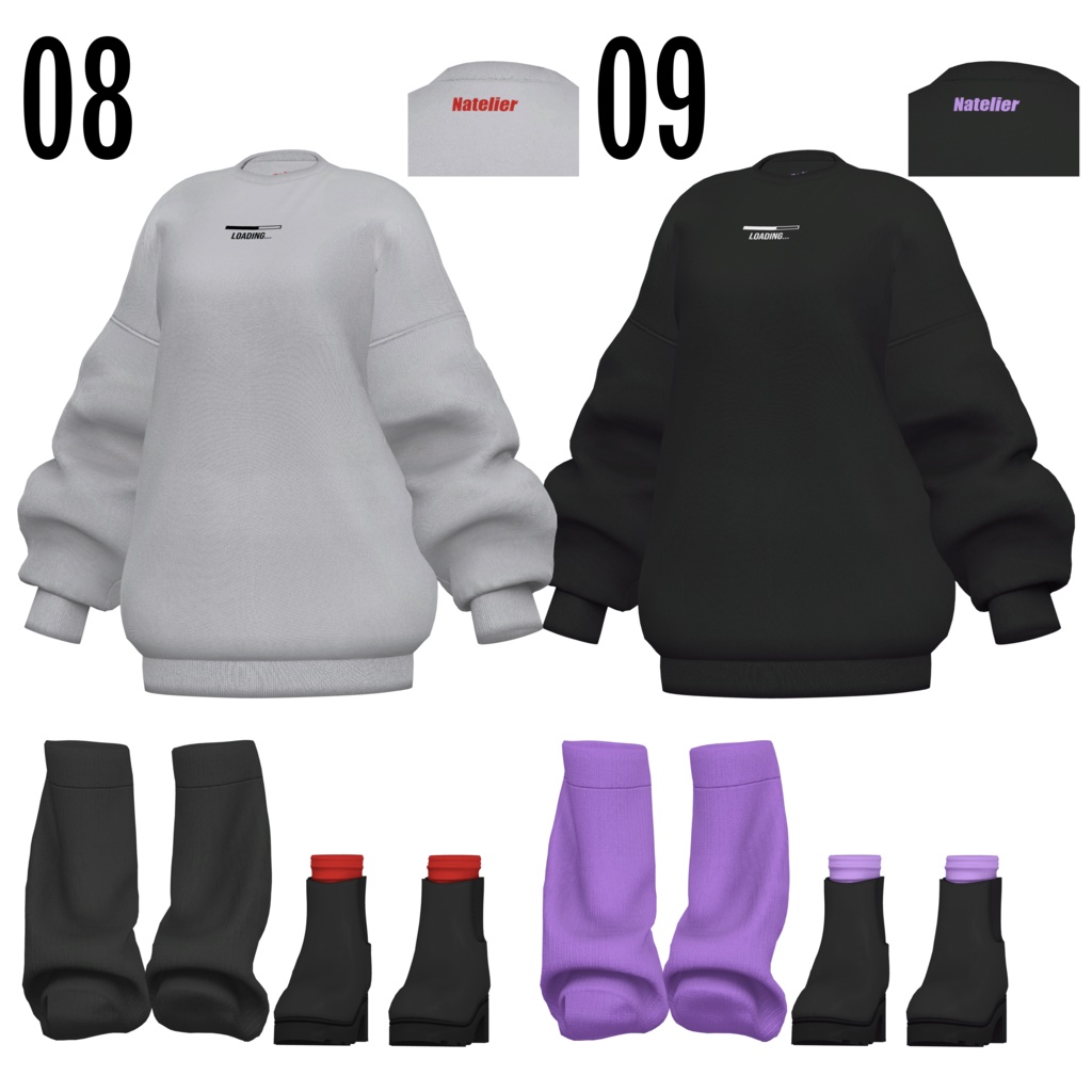 【SALE~3/30am10】オーバーサイズスウェット【13体対応】