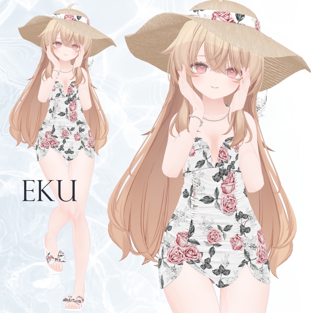 【SALE~6/24am10】ルーシュモノキニ【9体対応】
