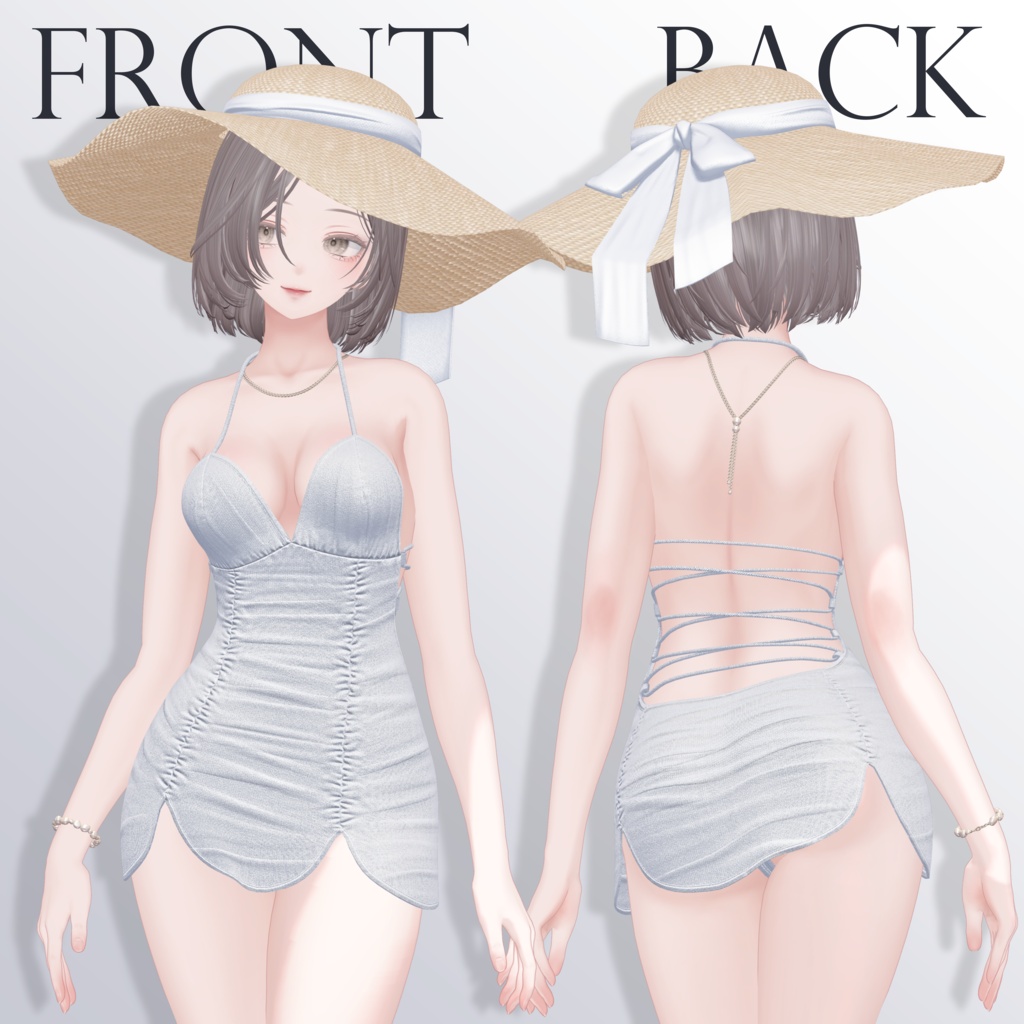 【SALE~6/24am10】ルーシュモノキニ【9体対応】