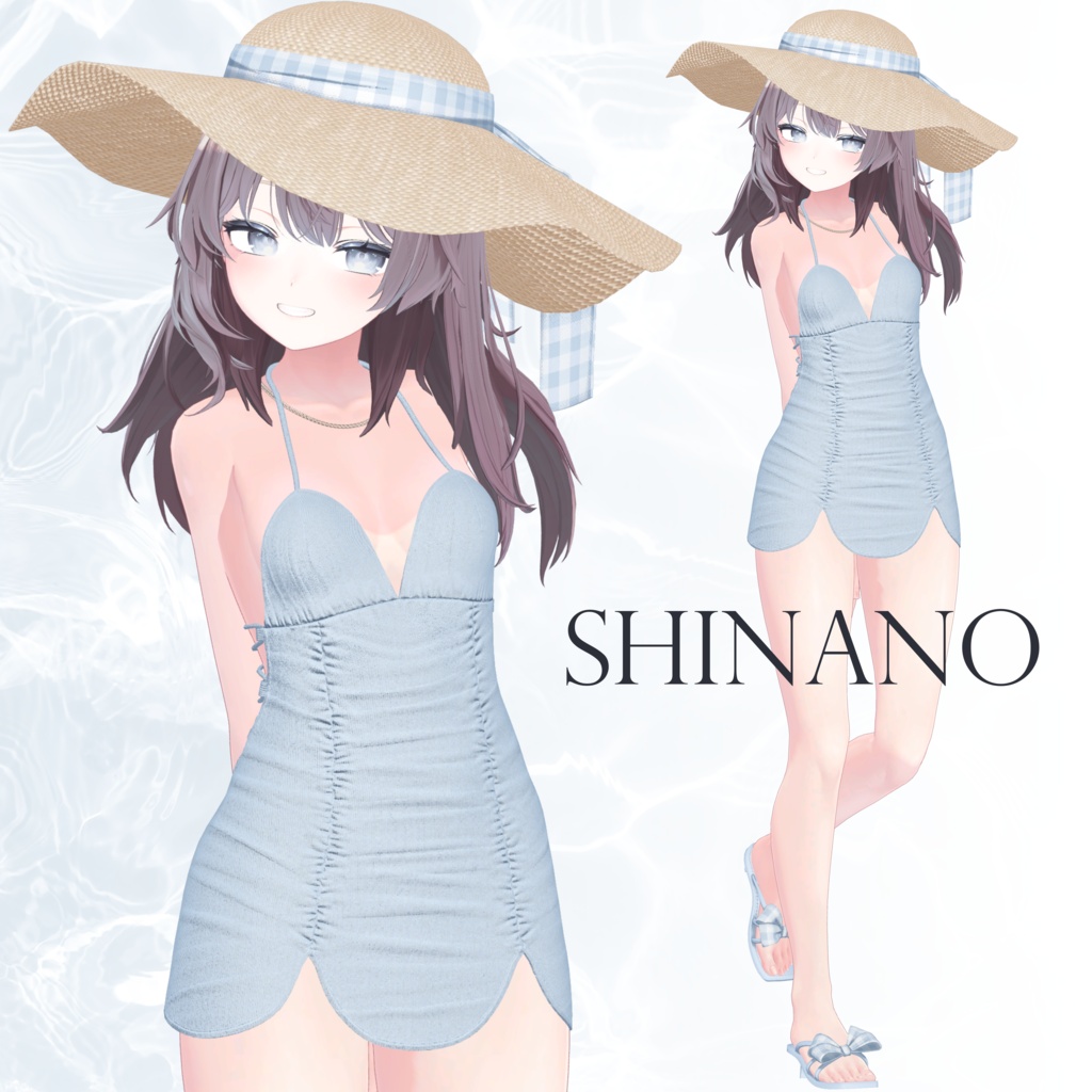 【SALE~6/24am10】ルーシュモノキニ【9体対応】