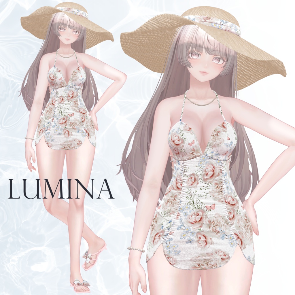 【SALE~6/24am10】ルーシュモノキニ【9体対応】