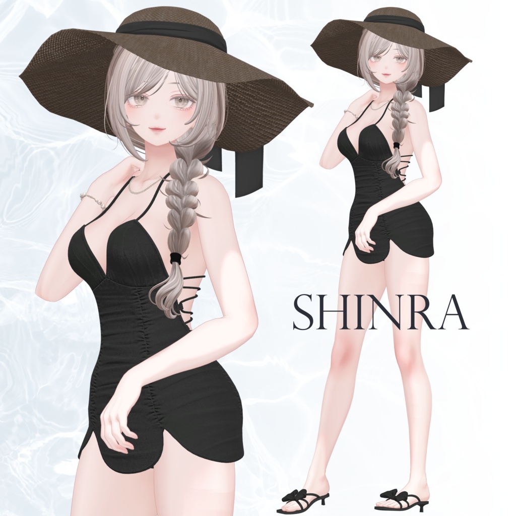 【SALE~6/24am10】ルーシュモノキニ【9体対応】