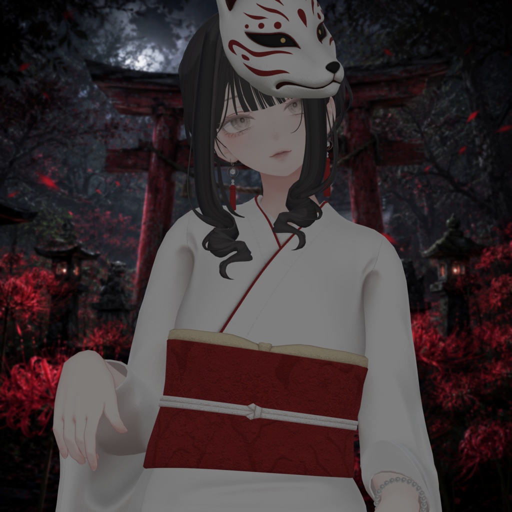 【SALE~8/28am10】妖面装束【4体対応】