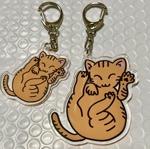 まったり猫さんアクキー