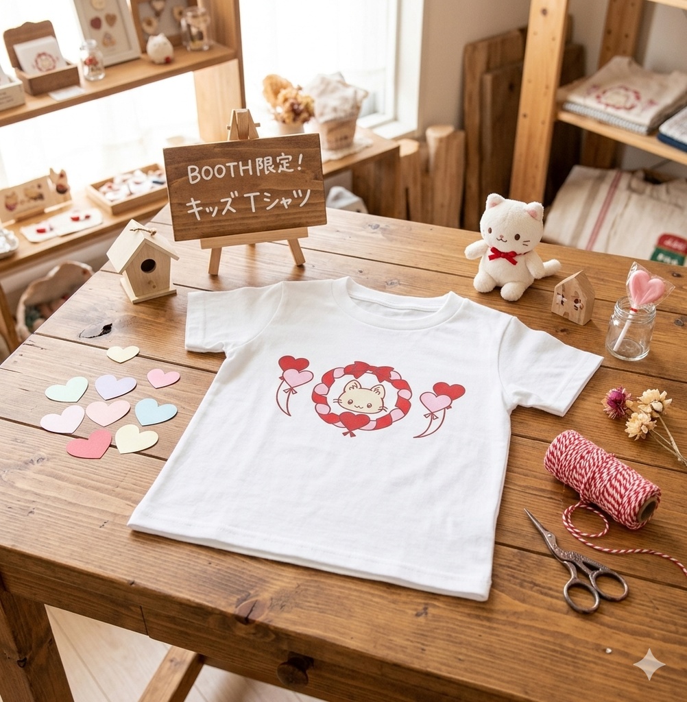 ハートフルエンジェルキッズTシャツ
