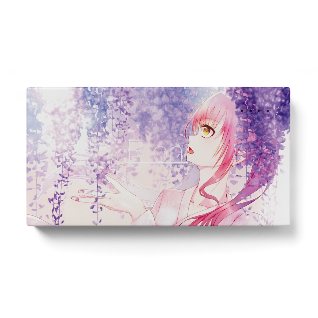 【如月璃音公式グッズ第三弾】浴衣デザインモバイルバッテリー