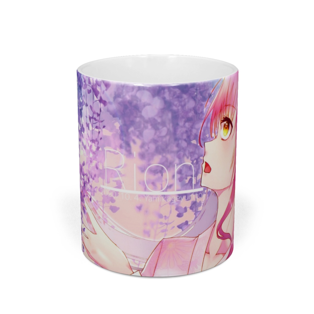 【如月璃音公式グッズ第三弾】浴衣デザインマグカップ