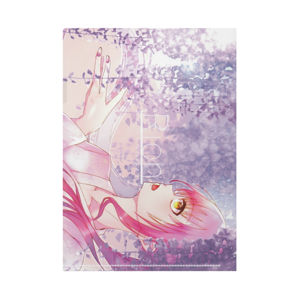 【如月璃音公式グッズ第三弾】浴衣デザインクリアファイル