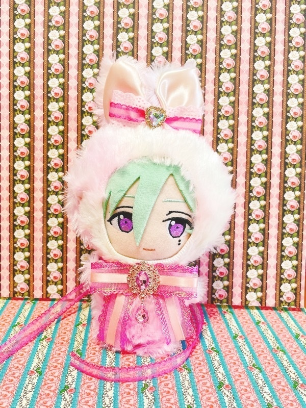 マーブルカラー🐰ピンク着ぐるみ