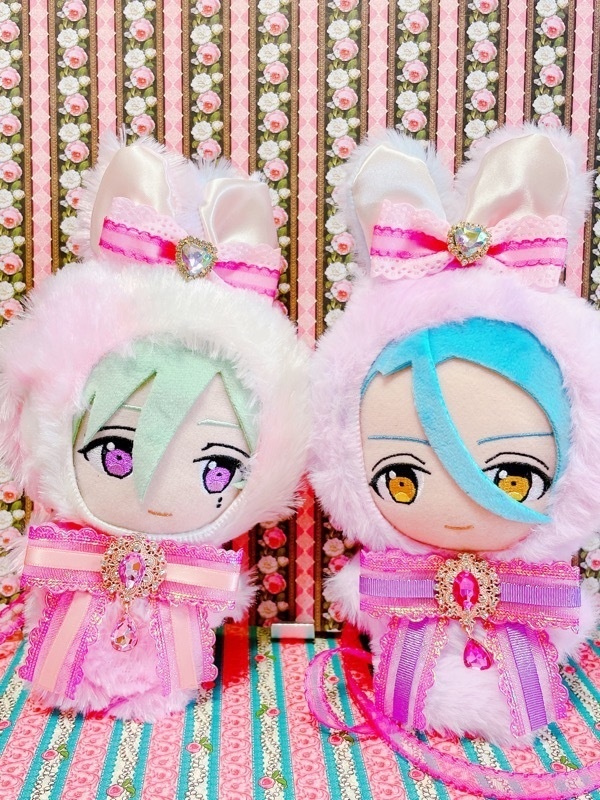 マーブルカラー🐰ピンク着ぐるみ