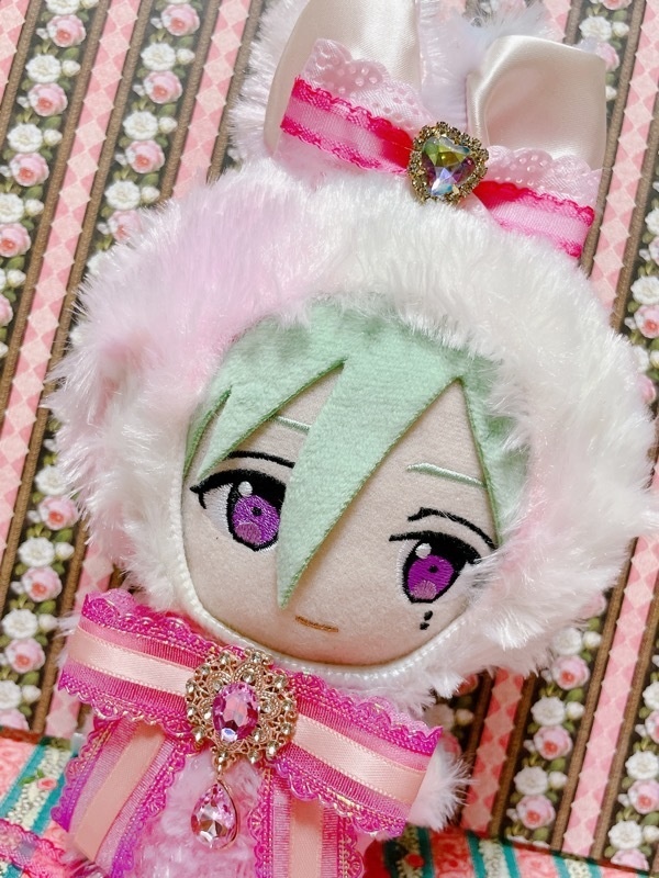 マーブルカラー🐰ピンク着ぐるみ