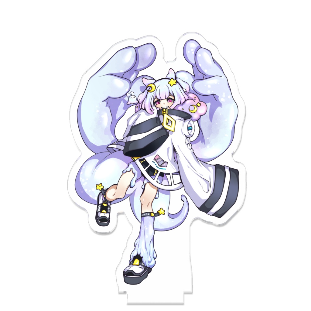 【つながる!】KVアクリルフィギュア ねるにゅあver. - 80mm