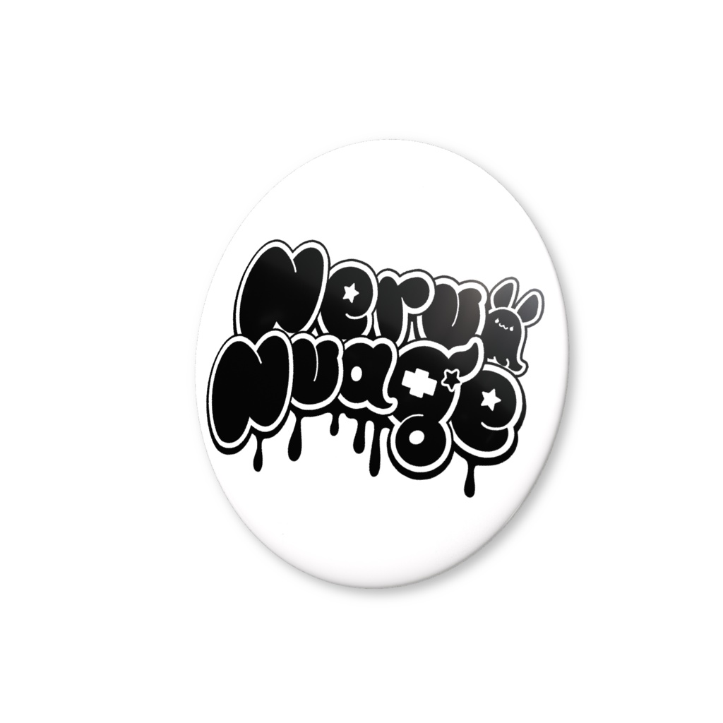 【シンプル】ロゴ缶バッジ