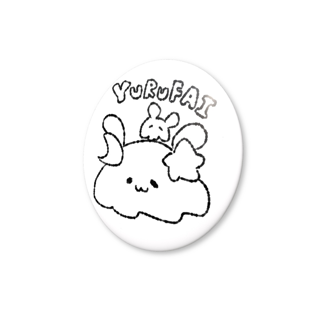 【ゆるふぁい】めんだこねるにゅあ缶バッジ