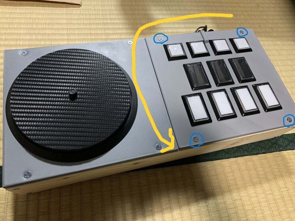 【beatmaniaIIDX用】ハンドメイドコントローラーV2