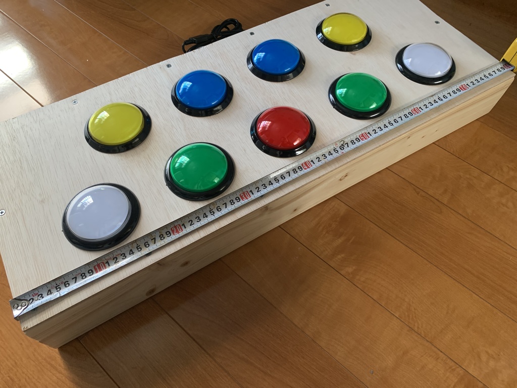 【pop'n music用】ハンドメイドコントローラー