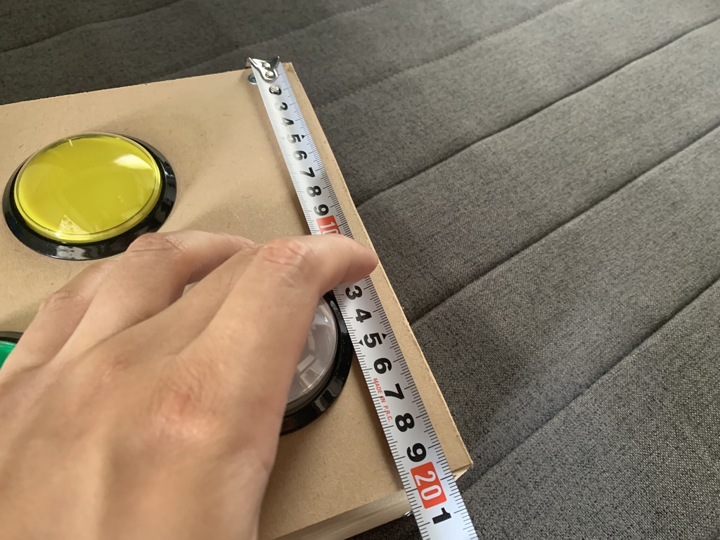 【pop’n music用】60mmボタンコントローラー