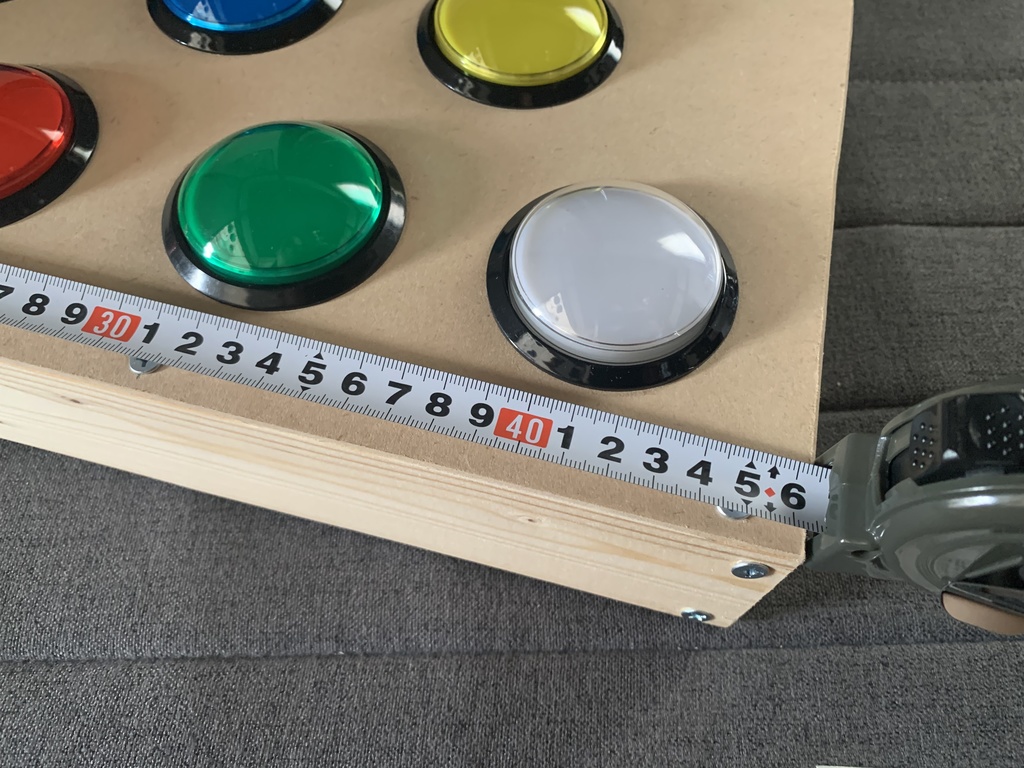 【pop’n music用】60mmボタンコントローラー