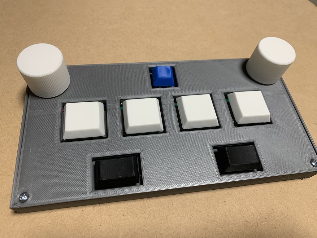 【SOUND VOLTEX用】3Dプリンター製ミニコントローラーV2