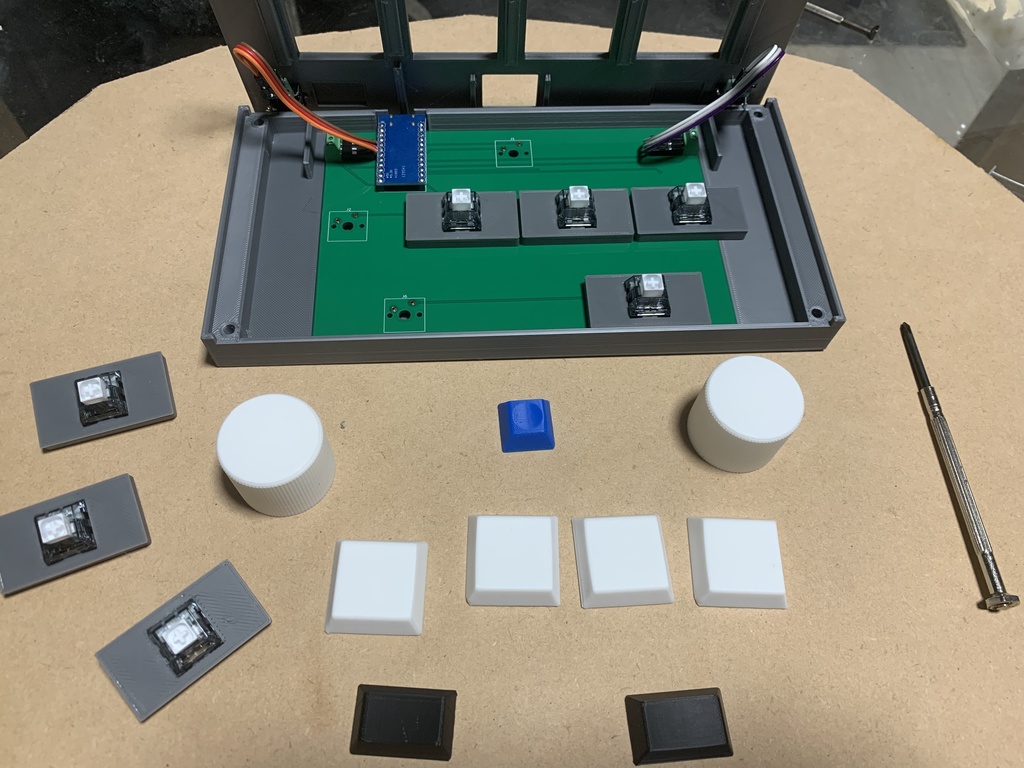 【SOUND VOLTEX用】3Dプリンター製ミニコントローラーV2