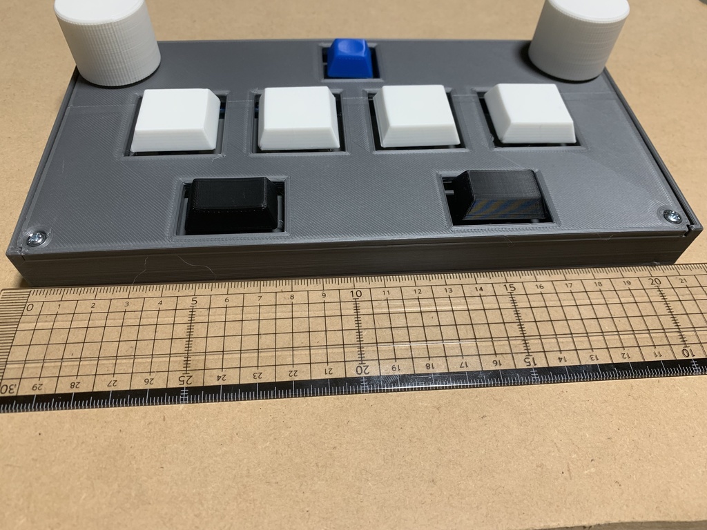 【SOUND VOLTEX用】3Dプリンター製ミニコントローラーV2