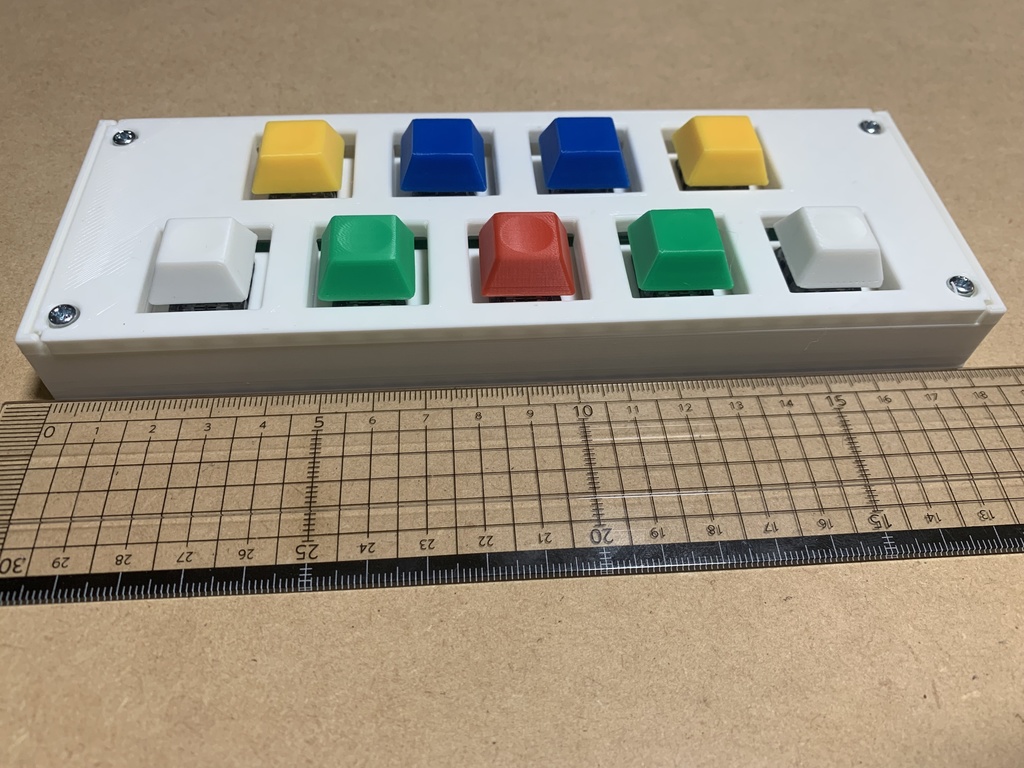 【pop'n music用】3Dプリンター製ミニコントローラーV2