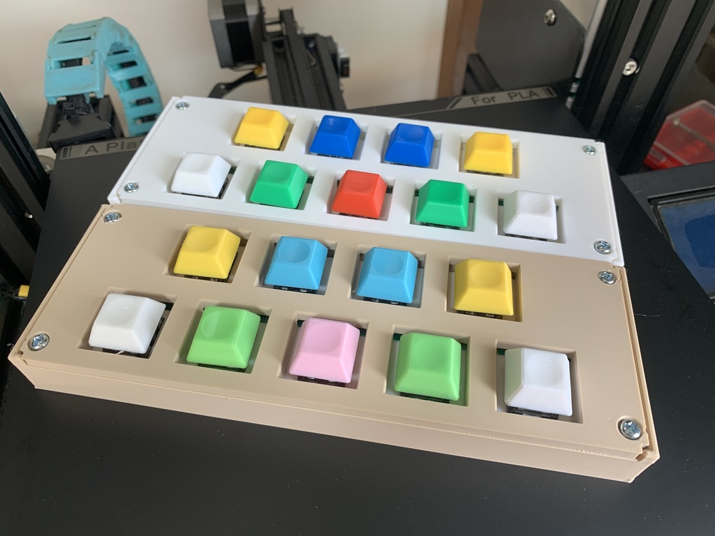 【pop'n music用】3Dプリンター製ミニコントローラーV2