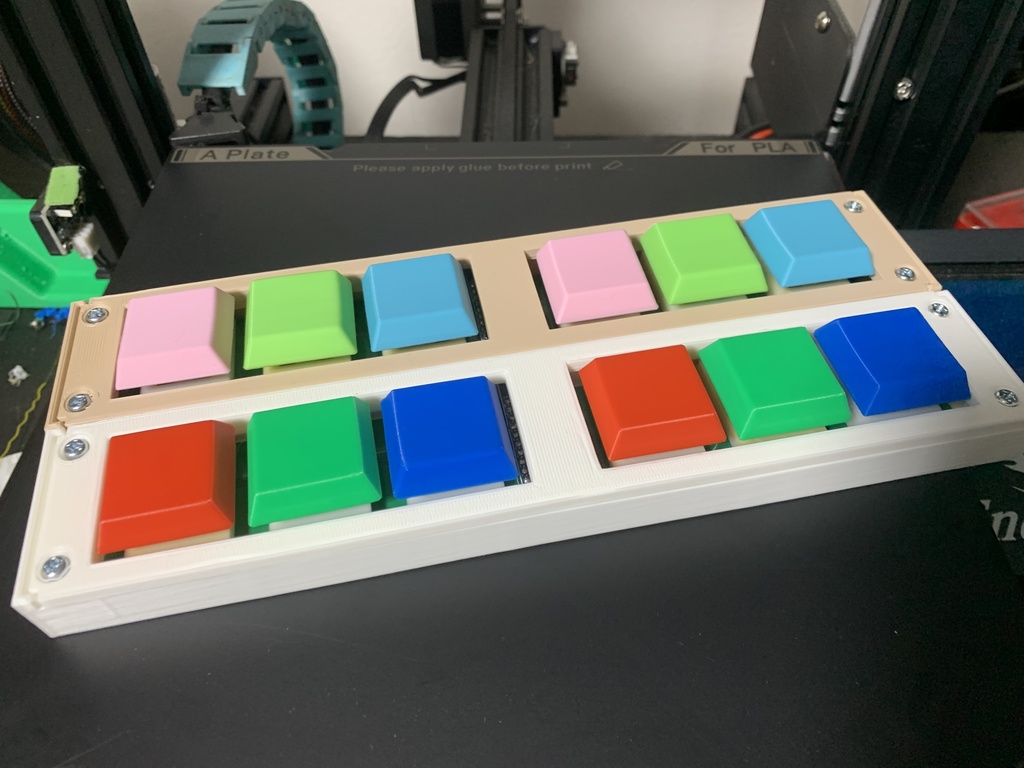 3Dプリンター製6キー汎用コントローラー