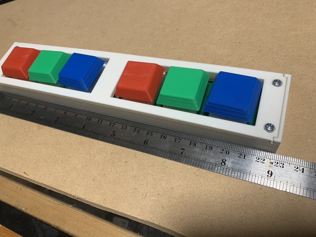 3Dプリンター製6キー汎用コントローラー