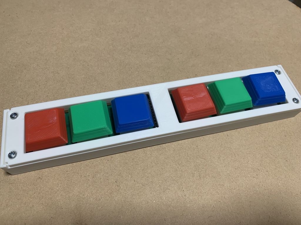 3Dプリンター製6キー汎用コントローラー