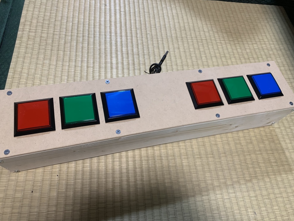 オンゲキ風6キー汎用コントローラー