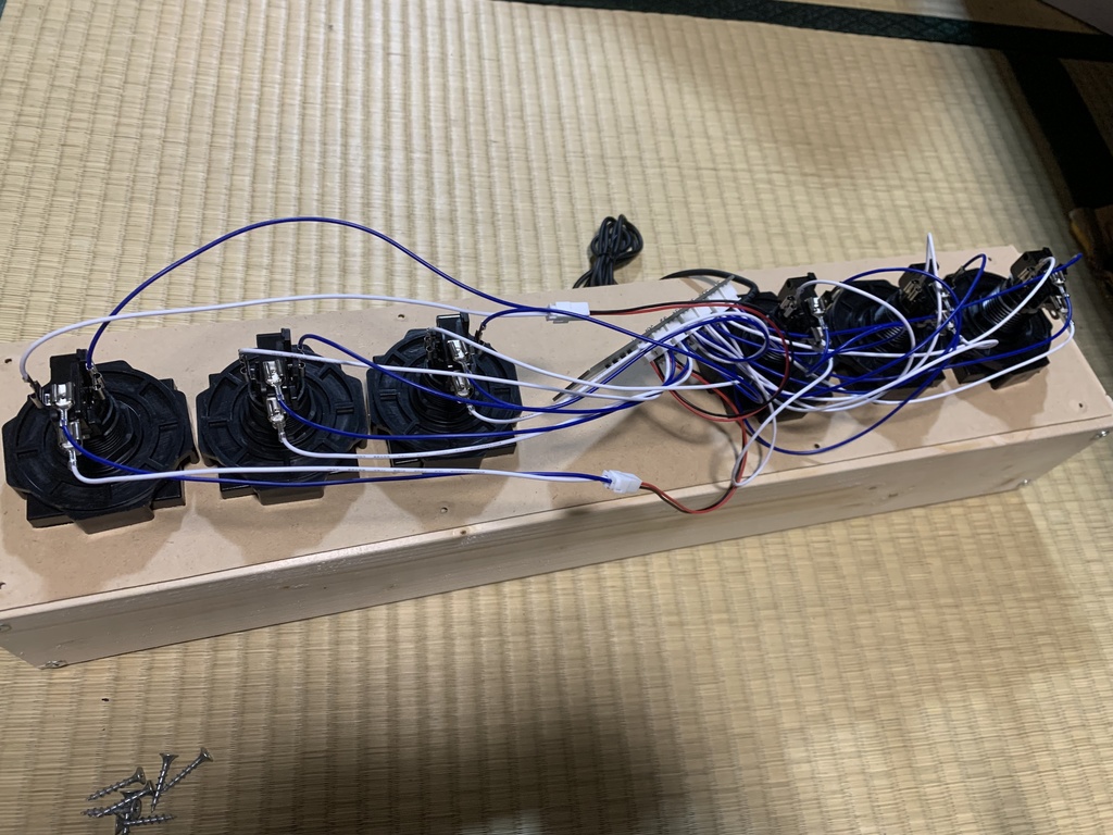 オンゲキ風6キー汎用コントローラー