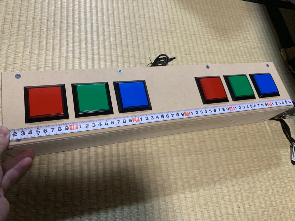 オンゲキ風6キー汎用コントローラー