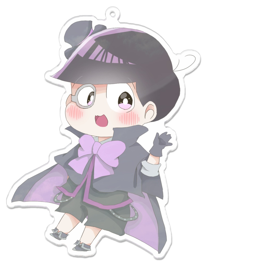 怪盗ピンクアクリルキーホルダー