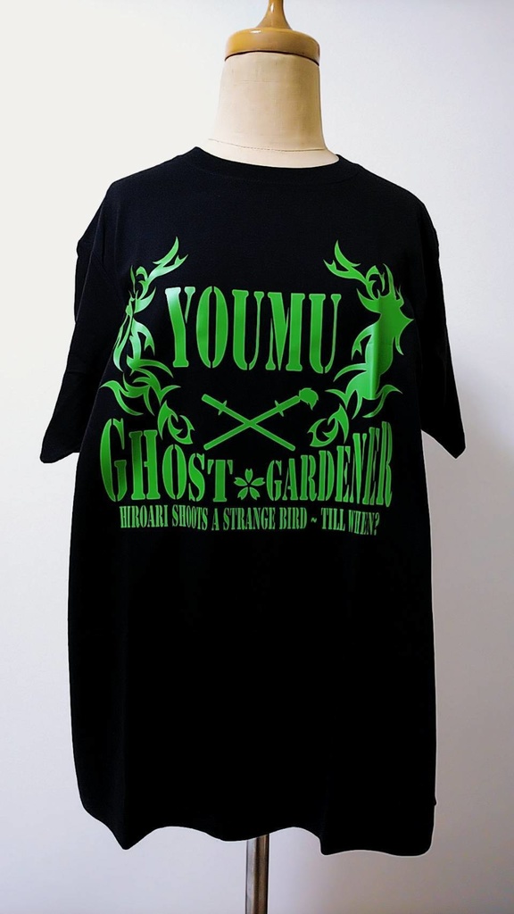 魂魄 妖夢 モチーフTシャツ ロゴ風 L/XL