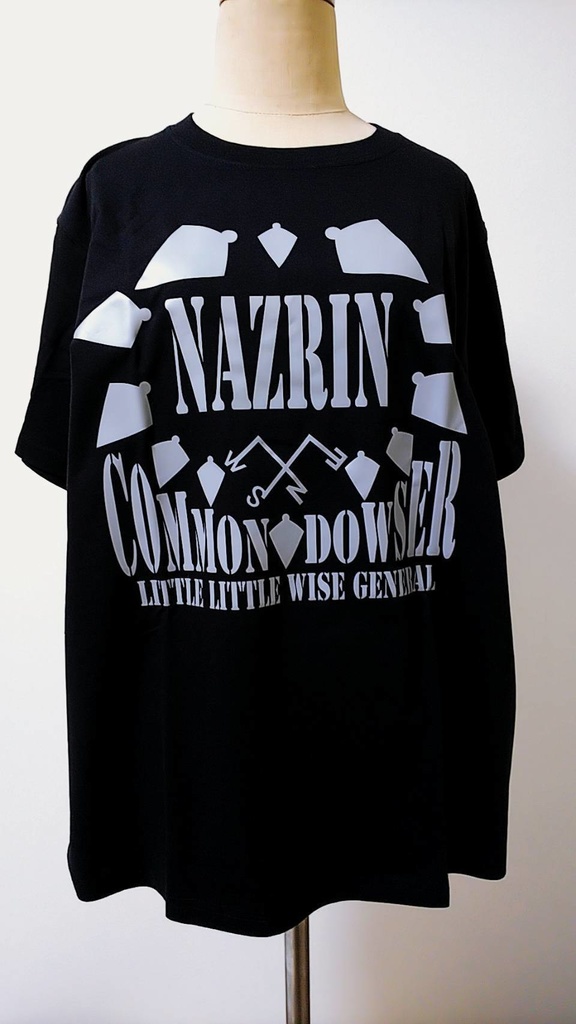 ナズーリン モチーフTシャツ ロゴ風 L/XL