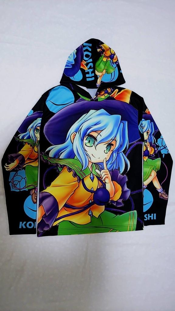 こいし 長袖フード付フルカラーTシャツ 古明地 こいし