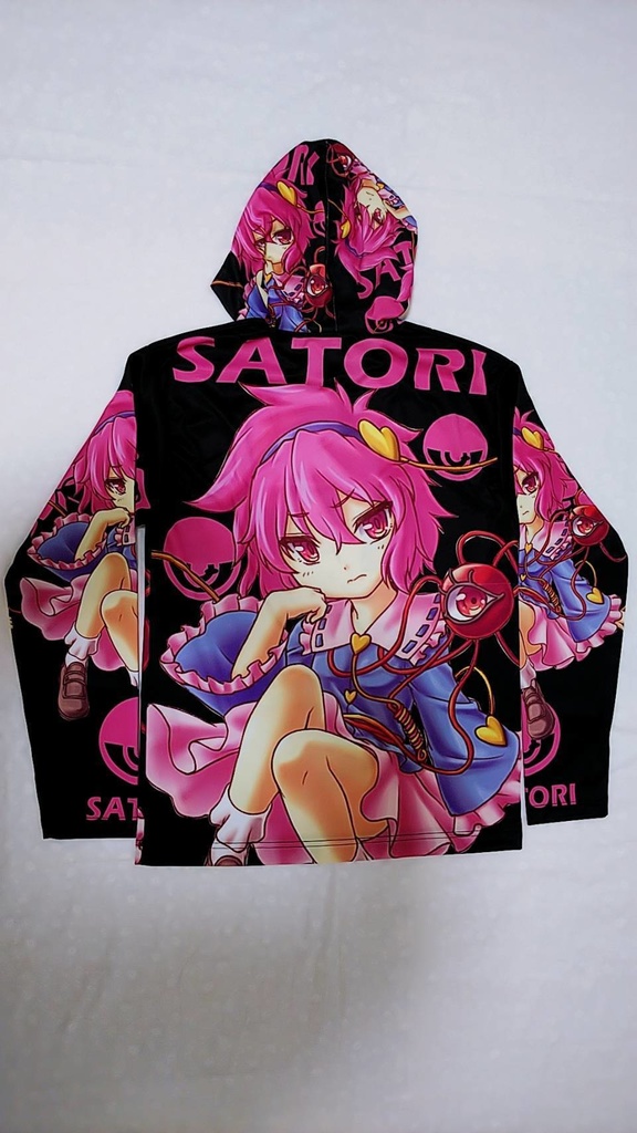 さとり 長袖フード付フルカラーTシャツ 古明地 さとり