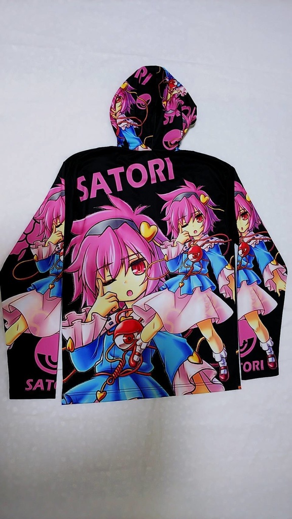 さとり 長袖フード付フルカラーTシャツ 古明地 さとり