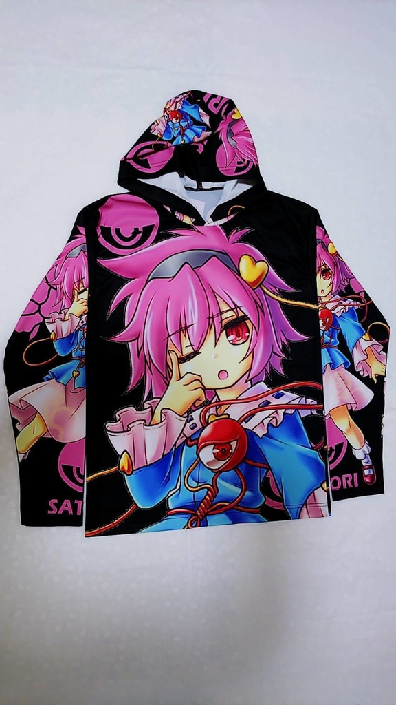 さとり 長袖フード付フルカラーTシャツ 古明地 さとり