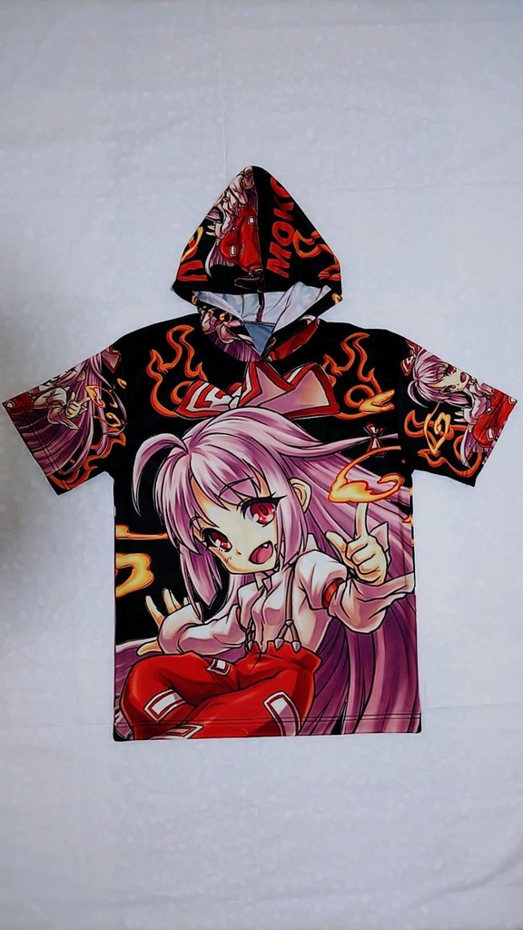 妹紅 フード付フルカラーTシャツ