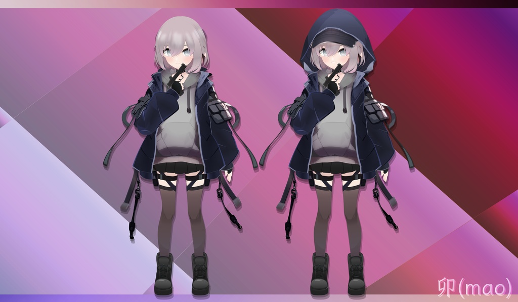 【VTS用 Live2Dモデル】卯 ( mao )