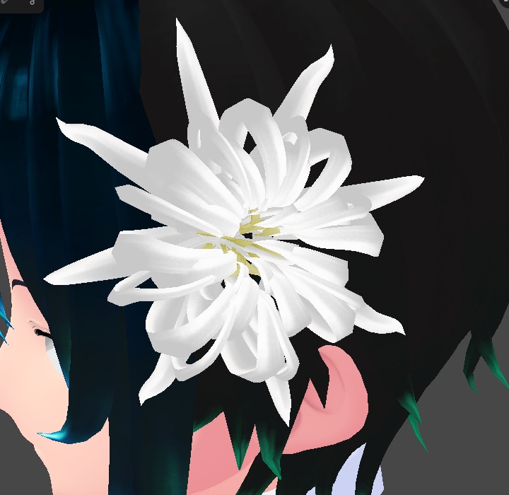 【無料】花っぽい髪飾り