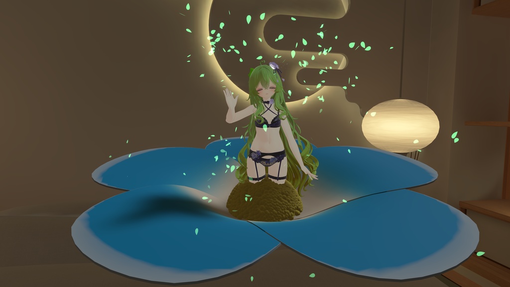 【VRChat想定】アルラウネの花