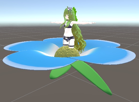 【VRChat想定】アルラウネの花