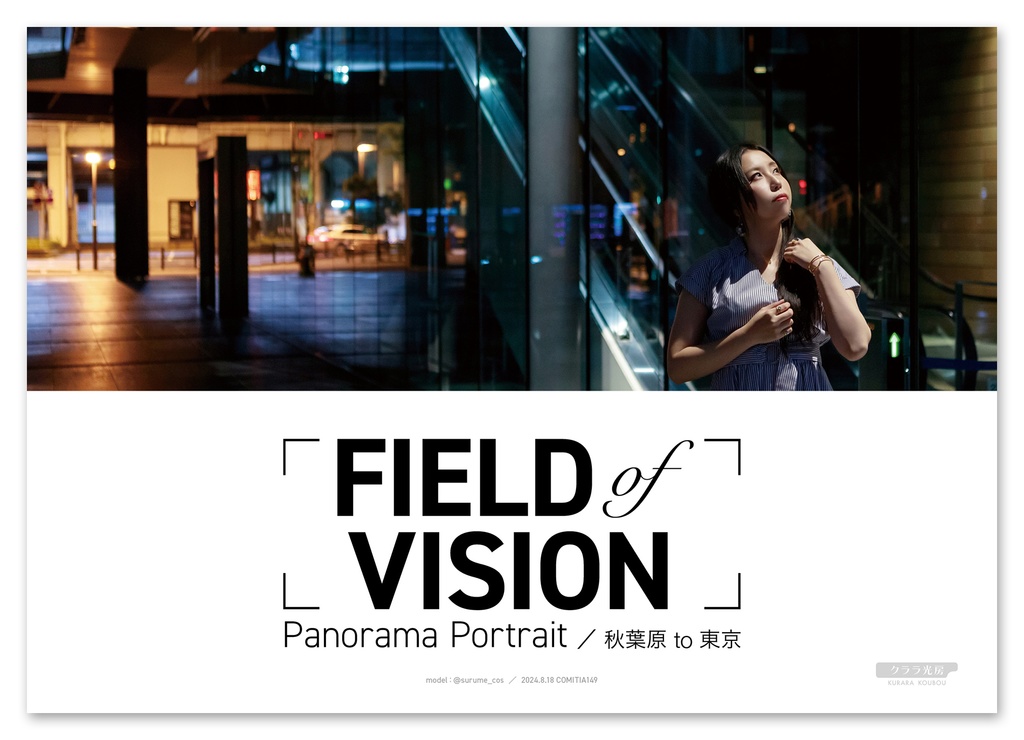 FIELD of VISION  - panorama portrait -