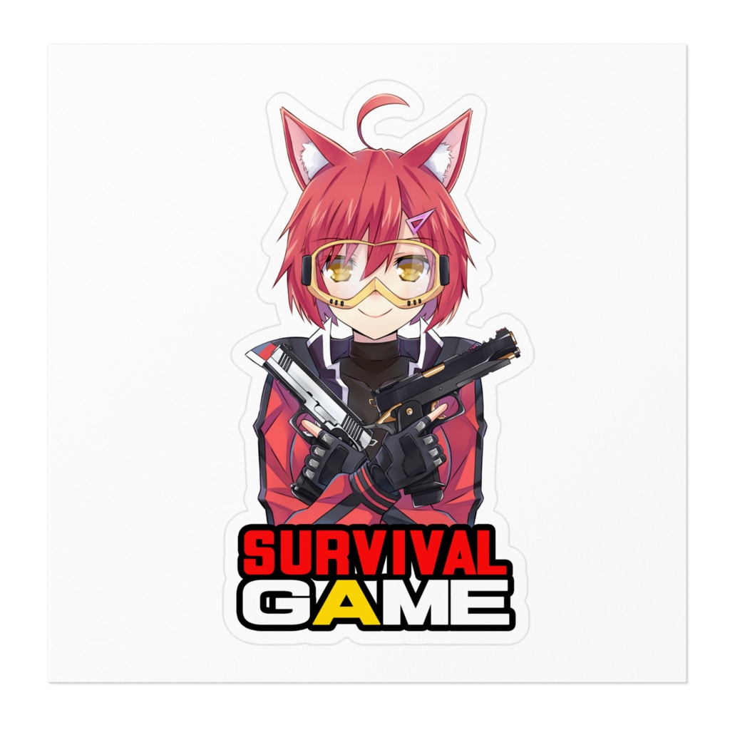 【サバゲー】ハイキャパちゃんステッカー