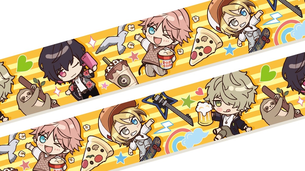 ウェストholiday「マスキングテープ＆シール」セット